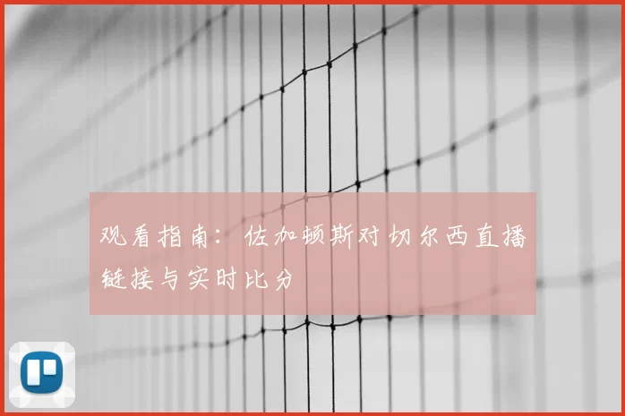观看指南:佐加顿斯对切尔西直播链接与实时比分