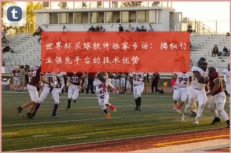 世界杯买球软件独家专访:揭秘行业领先平台的技术优势