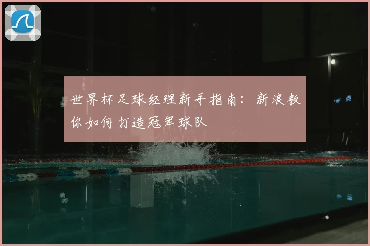 世界杯足球经理新手指南：新浪教你如何打造冠军球队
